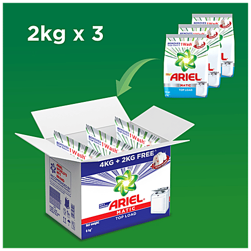 Buy Ariel Detergent Washing Powder Matic Top Load 4 Kg Online At Best Price of Rs 921 bigbasket