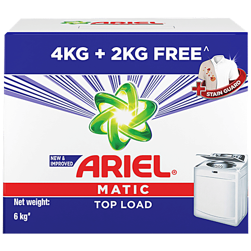 Buy Ariel Detergent Washing Powder Matic Top Load 4 Kg Online At Best