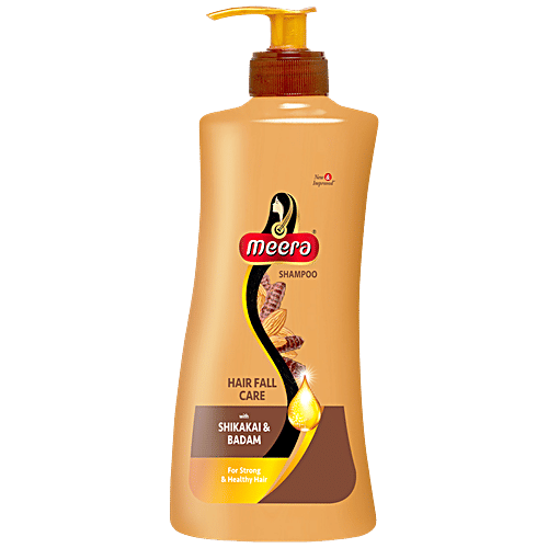 Meera Hair Fall Care Shampoo - With Shikakai & Badam, For Strong & Healthy Hair, For Men & Women, 650 ml  