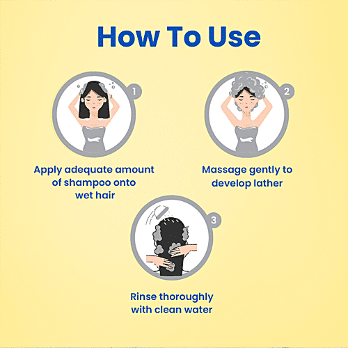 Chik Protein Solutions Hairfall Prevent Shampoo - With Egg White, For Thick & Healthy Hair, For Men & Women, 175 ml