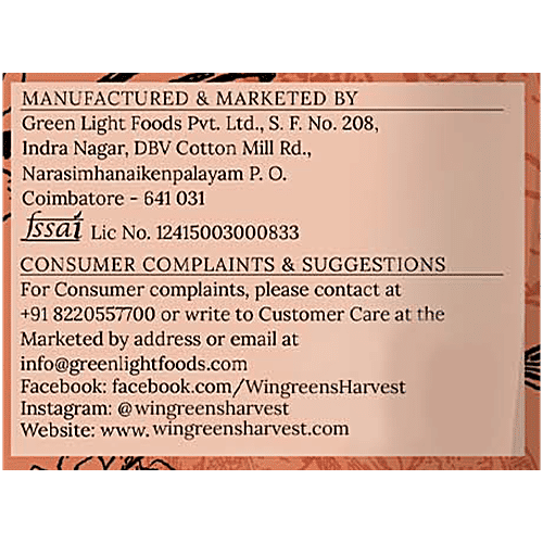 Wingreens Harvest Toasted Millet Muesli - Dark Chocolate & Orange Peel, 250 g  No Preservatives