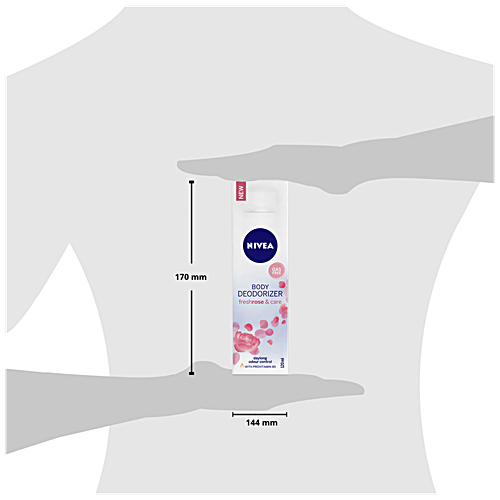 Nivea Women Gas Free Deodorant - Fresh Rose & Care, Daylong Odour Control With 1 Use, 120 ml  