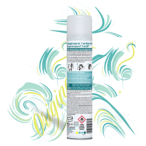 Batiste Instant Hair Refresh Dry Shampoo - Clean & Classic Original, 200 ml  