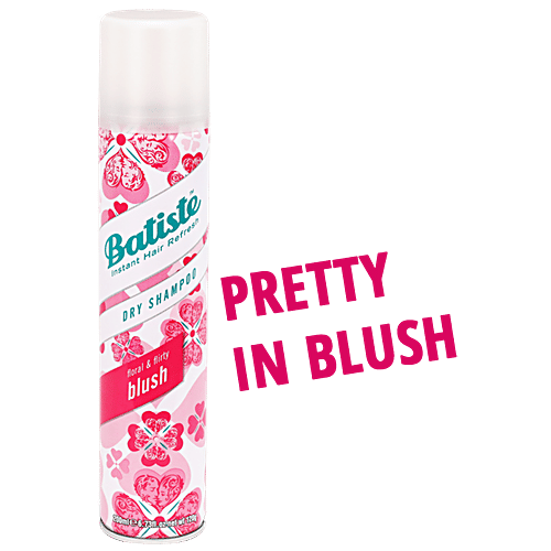 Batiste Instant Hair Refresh Dry Shampoo - Floral & Flirty Blush, 200 ml  