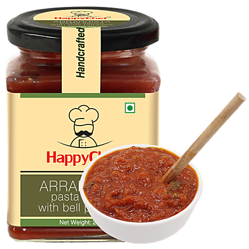 HappyChef Arrabbiata Pasta Sauce With Bell Peppers, 270 g  No Trans Fat, No Cholesterol