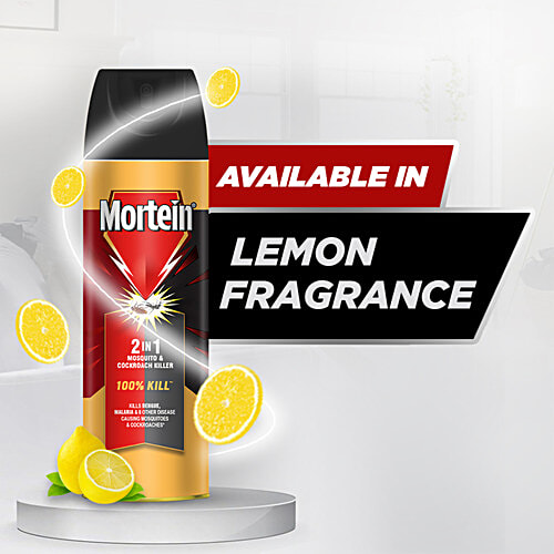 Mortein 2- in-1 Mosquitoe & Cockroache Spray, 200 ml  Kill
 Dual Purpose Nozzle