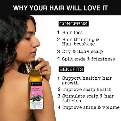 Buy Soulflower Rosemary Lavender Healthy Hair Oil With Castor Oil 225 Ml  Online At Best Price of Rs 328 - bigbasket