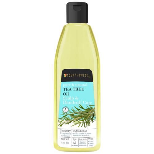 Buy Soulflower Tea Tree Oil Scalp And Anti Dandruff Oil With Castor Oil 225  ml Online at Best Price. of Rs 328 - bigbasket