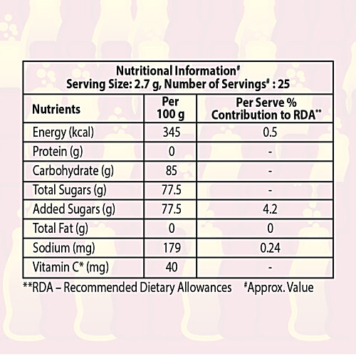 Alpenliebe Juzt Jelly Cola Flavour Bottles Soft Candy - With 25% Fruit Pulp, 67.5 g Pouch Zero Fat