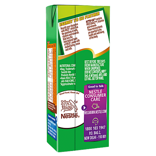 Nestle  Milo Cocoa-Malt Milk Beverage, 180 ml  