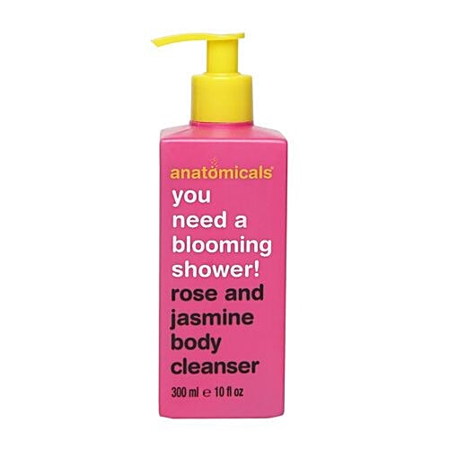 Anatomicals Body Cleanser - Rose & Jasmine, 300 ml  