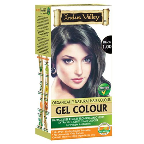 Buy Indus Valley Organically Natural Gel Hair ColorÃ¢Â - Black  298 ml  Online at Best Price. of Rs 575 - bigbasket