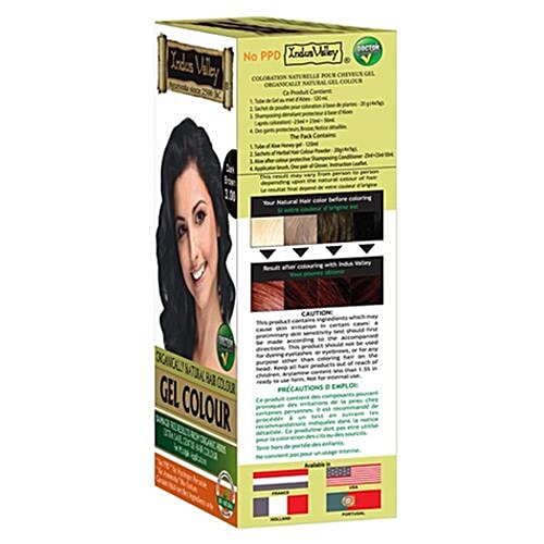 Buy Indus Valley Organically Natural Gel Hair Color Online at Best