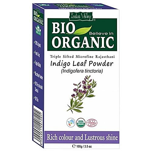 Indus Valley Bio Bellieve-In-Organic - Indigo Henna, 100 g  