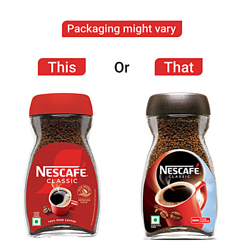 Nescafe  Classic Instant Coffee Powder, 180 g  Pure Coffee Powder