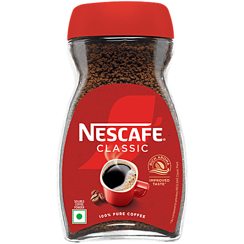 Nescafe  Classic Instant Coffee Powder, 180 g  Pure Coffee Powder