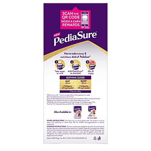Pediasure Vanilla Nutrition Drink Mix 2 to 6 Years, 950 g Box 