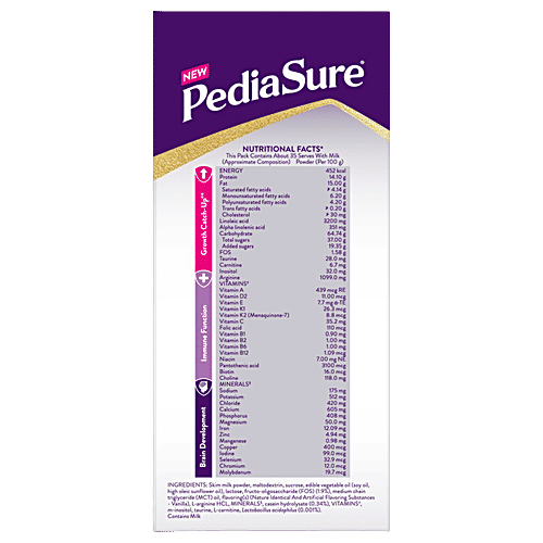 Pediasure Vanilla Nutrition Drink Mix 2 to 6 Years, 950 g Box 