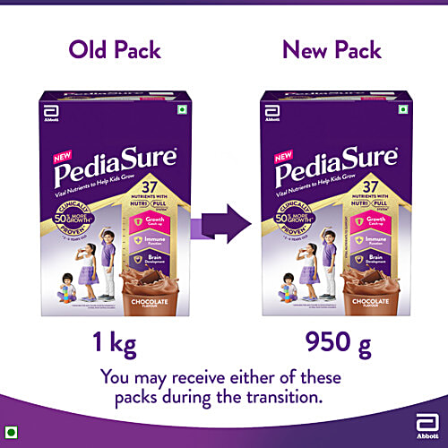 Pediasure Nutrition Drink Powder - Chocolate Flavour, 950 g Box