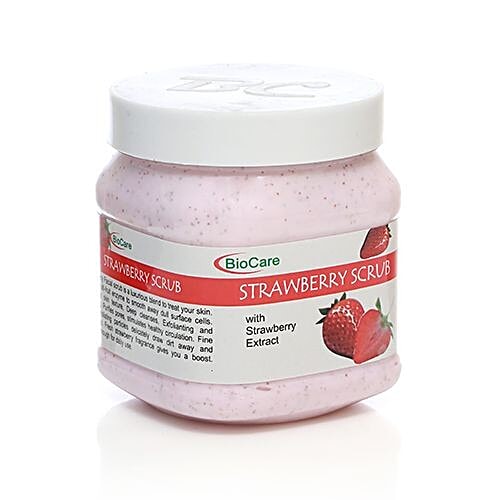Biocare  Face Scrub - Strawberry Extract, 500 ml  