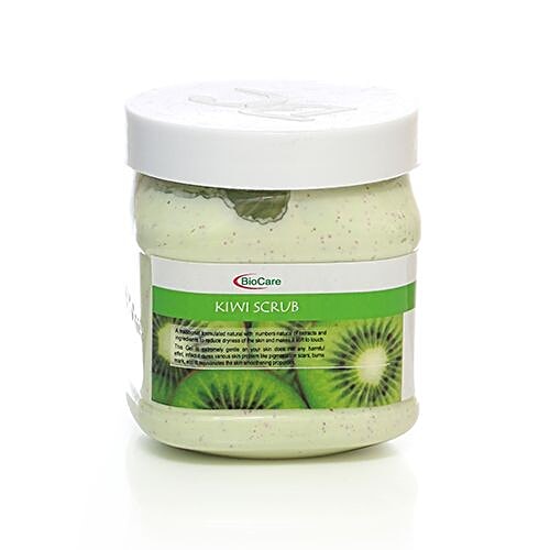 Biocare  Face Scrub - Enriched With Kiwi Extract & Natural Exfoilant, 500 ml  