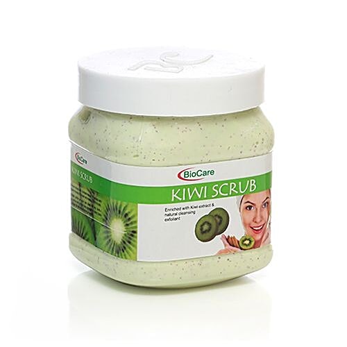 Biocare  Face Scrub - Enriched With Kiwi Extract & Natural Exfoilant, 500 ml  