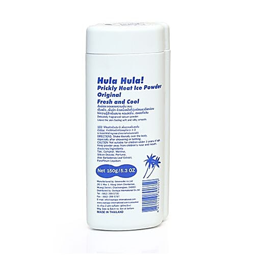 Hula Hula Prickly Heat Ice Powder - Original, 150 g  