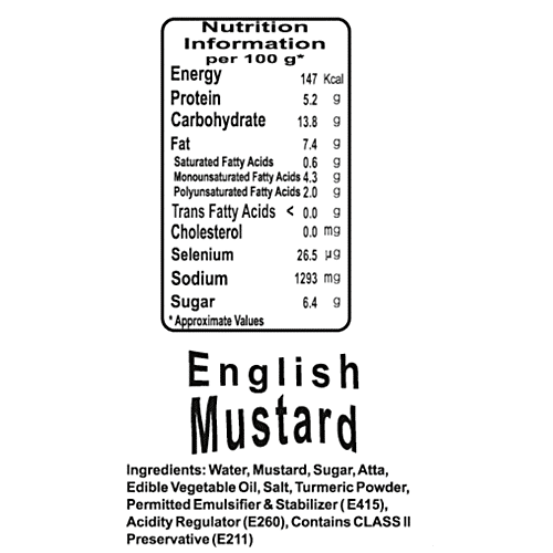 Buy Easy life English Mustard Online at Best Price of Rs 110 bigbasket