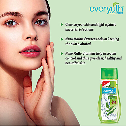 everyuth purifying neem face wash