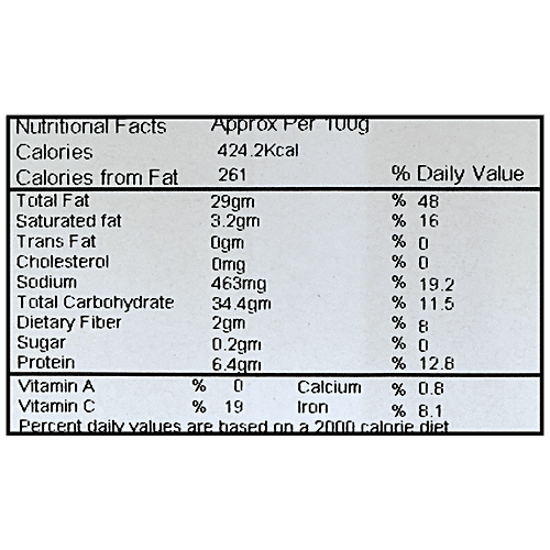 TCS Potato Chips - Salt, 120 g Zero Trans Fat & Zero Cholesterol