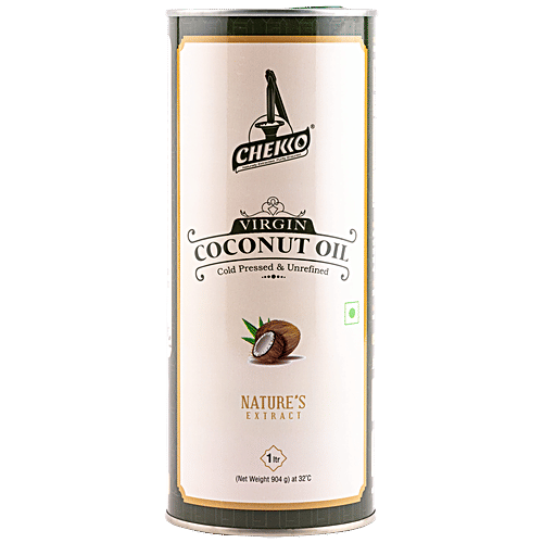 Chekko Cold Pressed Virgin Coconut Oil, 1 L  