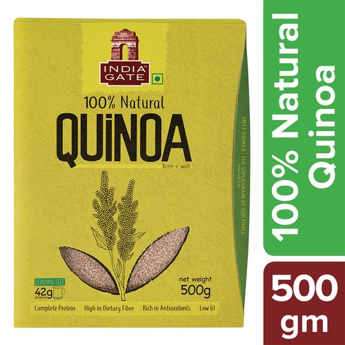 India Gate Quinoa, 500 g 0 100% Natural, Complete Protein, Rich in Antioxidants