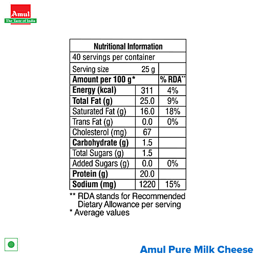 Buy Amul Cheese Cubes 1 Kg Online At Best Price of Rs 570 bigbasket