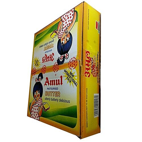 Amul Butter Chiplets (Cubes), 1 kg Pack of 100, each 10 gm 