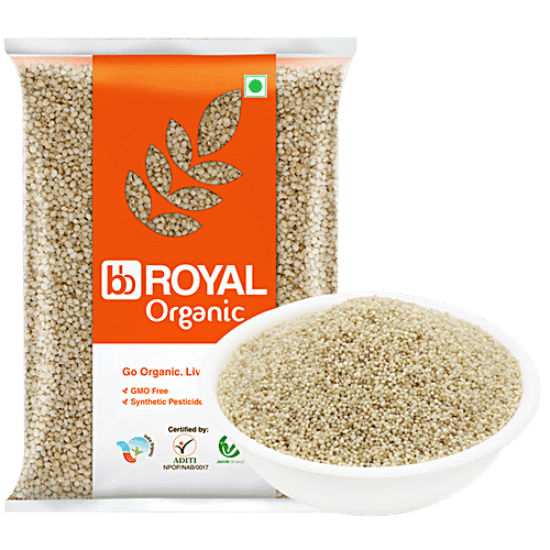 bb Royal Organic Barnyard Millet/Kudiraivali Rice - Unpolished, 1 kg  