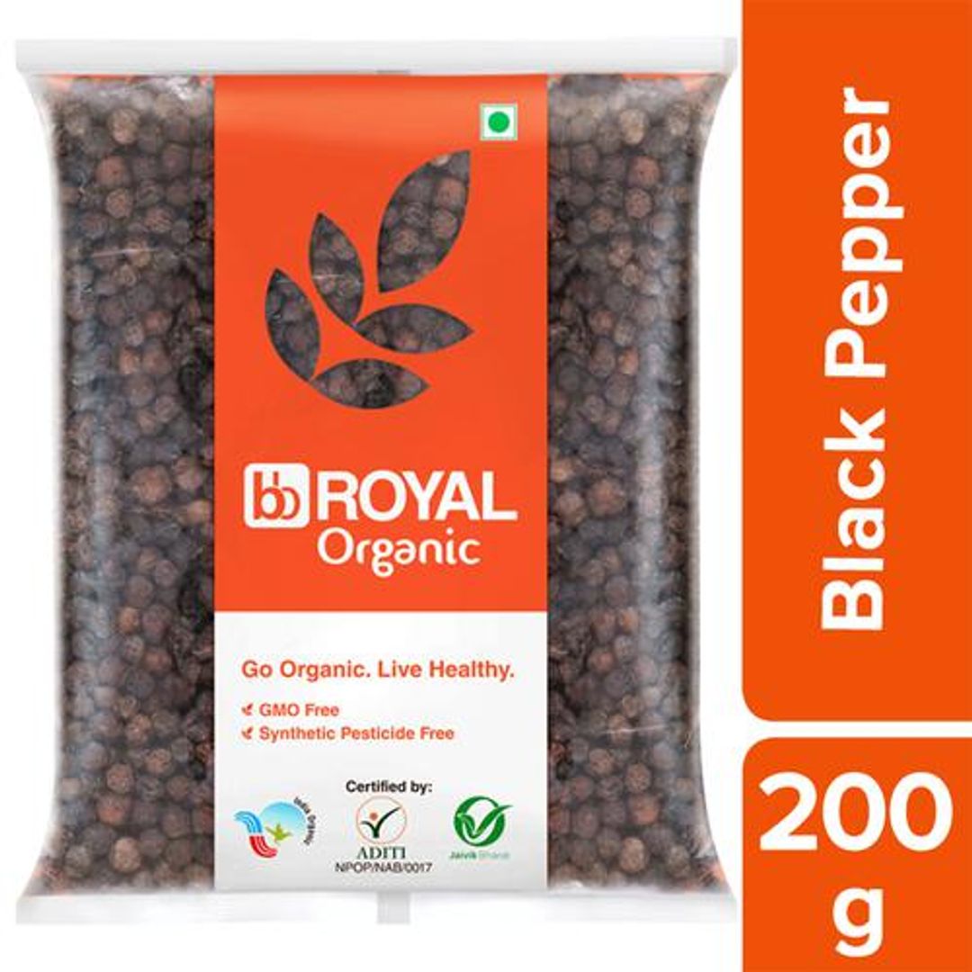 BB Royal Organic Black Pepper/Kari Menasui, 200 g 