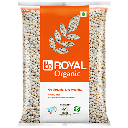 bb Royal Organic - Urad Whole (Gota), Unpolished/Uzhunnu Parippu, 2 kg