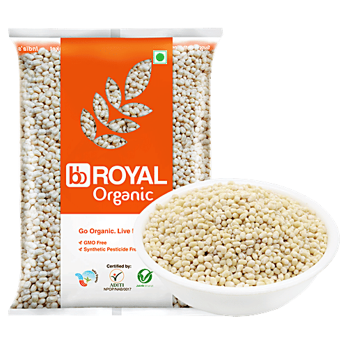 bb Royal Organic - Urad Whole (Gota), Unpolished/Uzhunnu Parippu, 2 kg