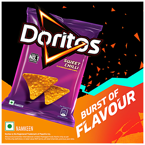 Buy Doritos Nacho Chips Sweet Chilli Flavour, Crunchy Crispy Snacks Online at Best Price of Rs