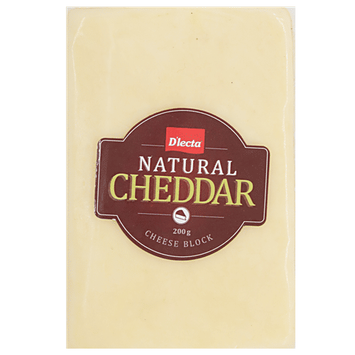 Buy D'lecta Natural Cheddar Cheese Block Online at Best Price of Rs 198