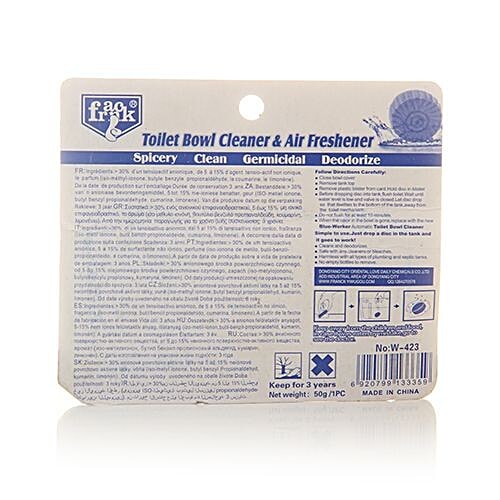 Franck Toilet Bowl Cleaner & Air Freshener, 2 pcs  Release Fragrance, Clean Lasting