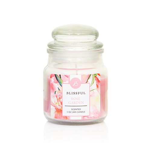 Buy Blissful Scented 3 Oz Jar Candle - Rose Garden Online at Best Price ...