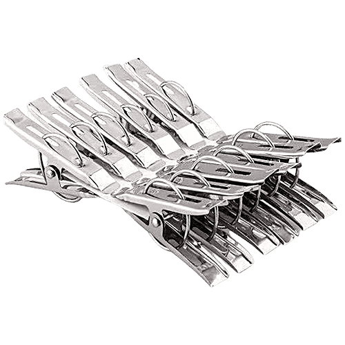 Buy Maruti Stainless Steel Cloth Clip Premium 12 Pcs Online At Best
