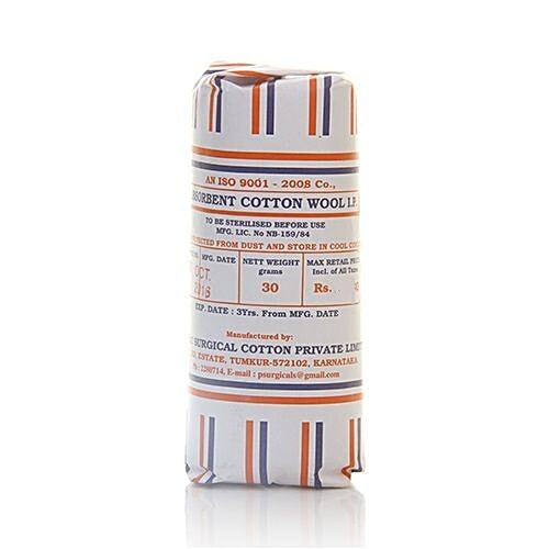 Buy PRABHAT Absorbent Cotton Wool Online at Best Price of Rs 37 bigbasket