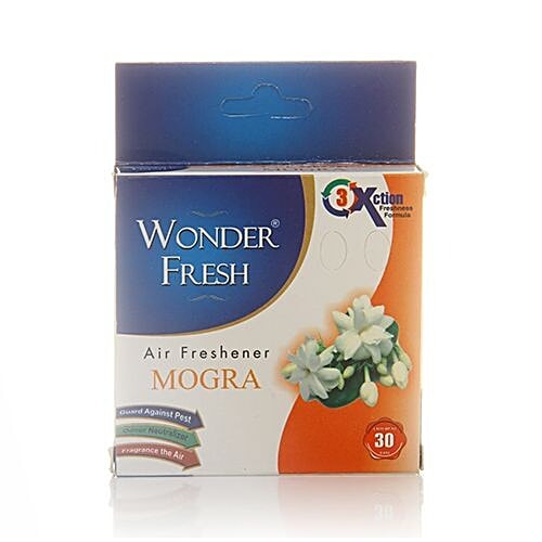 Wonder Fresh  Air Freshener - Mogra, 50 g  Guard Against Pest, Odour Neutraliser