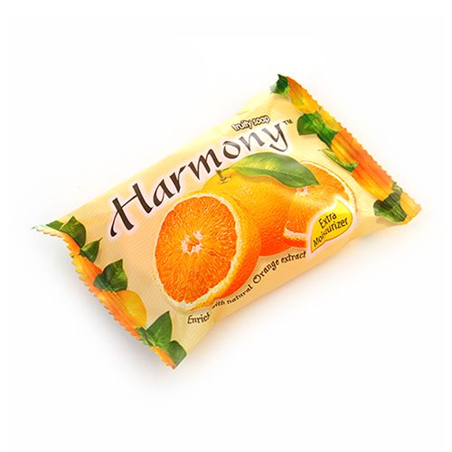 Harmony Bath Soap - Fruity Orange Flavour, 75 g  