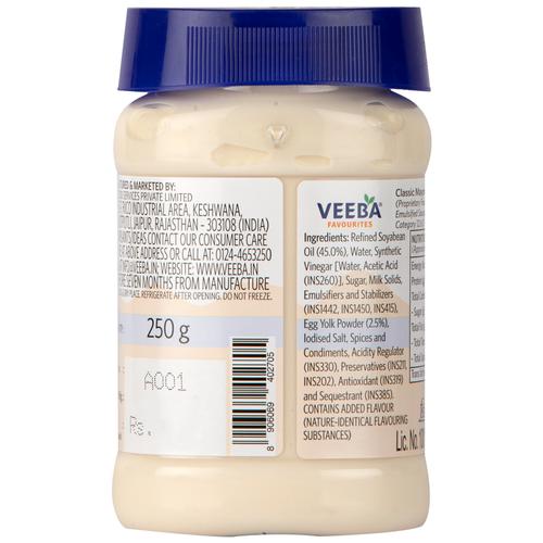 Veeba Mayonnaise - Classic, 250 g  
