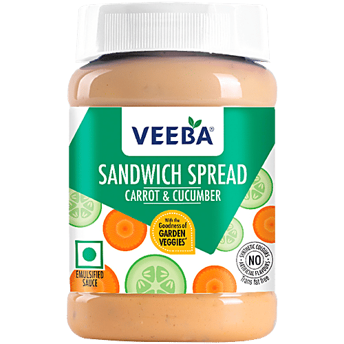 Veeba Carrot & Cucumber Sandwich Spread, 250 g  