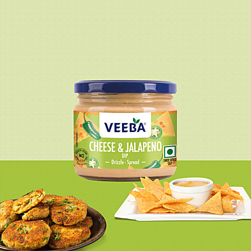 Veeba Cheese & Jalapeno Dip, 300 g  