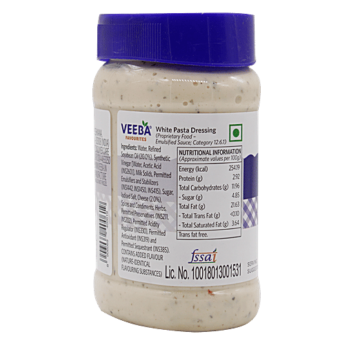 Veeba Sauce - White Pasta Dressing, 285 g  